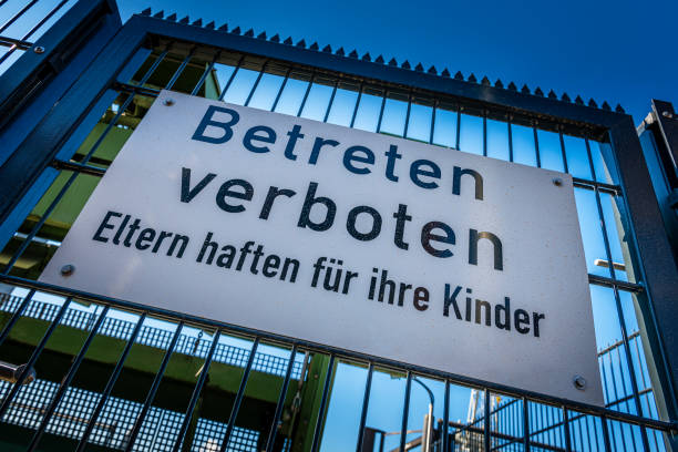istock german sign BETRETEN VERBOTEN - do not enter 1310603510