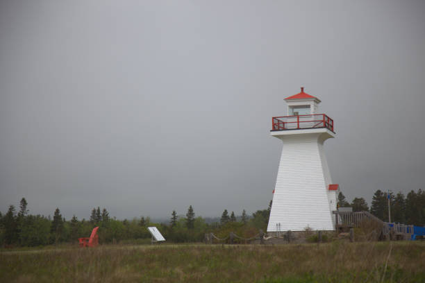 istock Lighthouse at Five Islands Lighthouse Park, Nova Scotia, Canada 1310604318