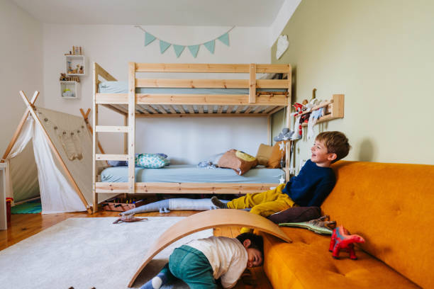 istock Two little boys playing in their room 1310607267