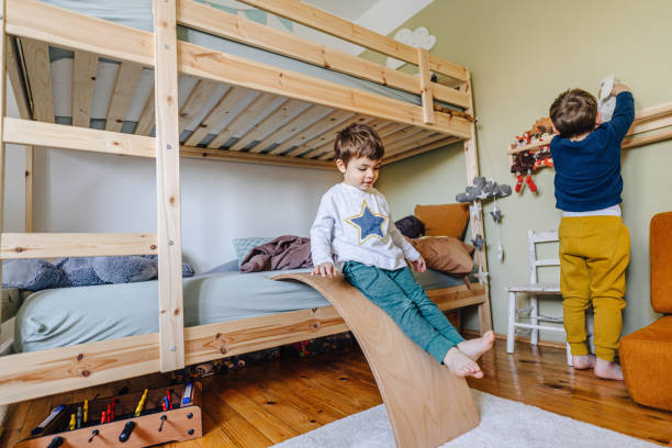 istock Two little boys playing in their room 1310607296