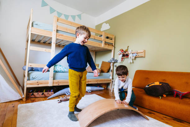 istock Two little boys playing in their room 1310607330