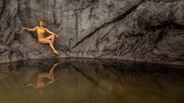 A Woman On The Rocks.