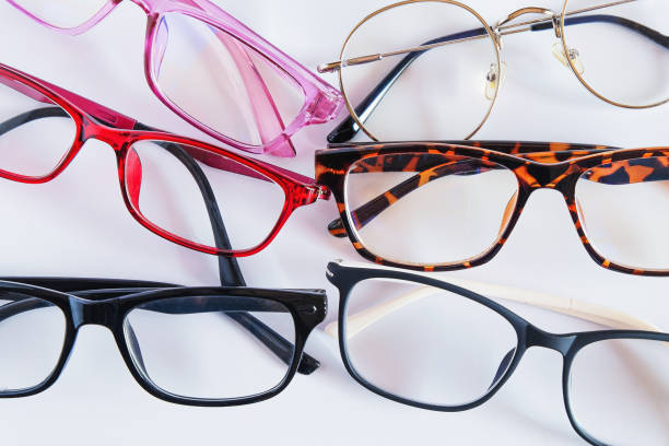 istock Modern eye glasses  with shiny frame For reading daily life. 1310613190