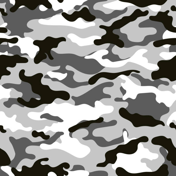 vektor-tarnmuster für armee. tarnung militärisches muster - camouflage stock-grafiken, -clipart, -cartoons und -symbole