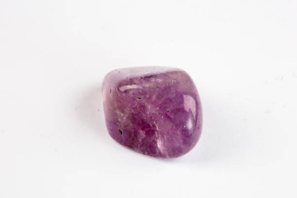 istock Amethyst isolated on white background. Horizontal close-up. 1310615892