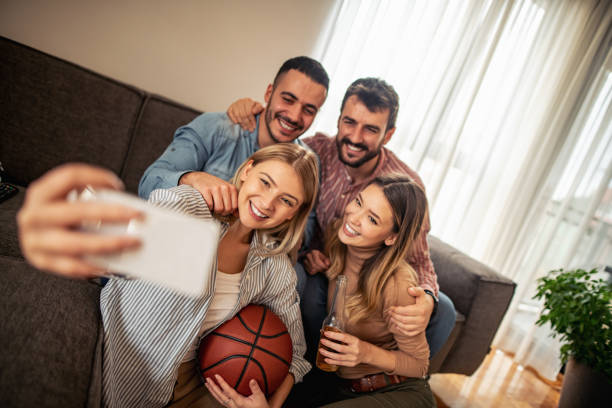 istock Friends at home 1310616643