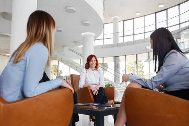 istock Businesswomen Having A Meeting In A Modern Office 1310617153