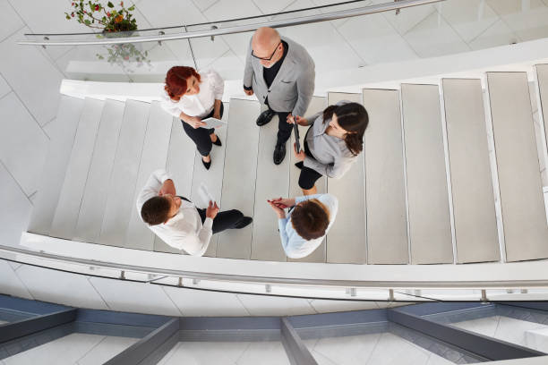 istock Meeting On The Stairs 1310617178
