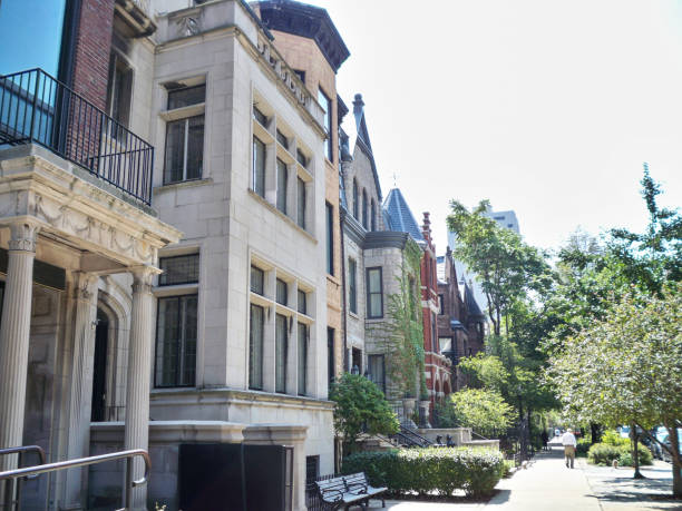 istock Typical street view at Lincoln Park Square, Chicago, Illinois 1310618107