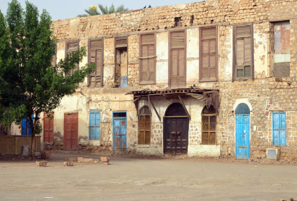 istock Massawa - the derelict Abu Hamdun House, Eritrea 1310621343