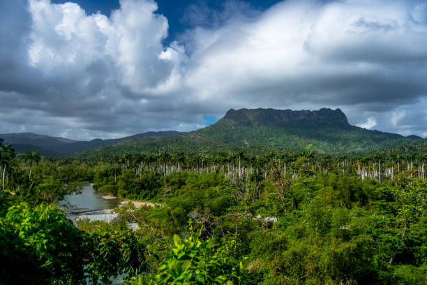 montaña el yunque en cuba - guantanamo bay fotografías e imágenes de stock