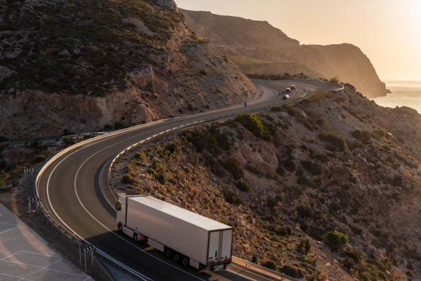 istock Truck with refrigerated semi-trailer 1310641802