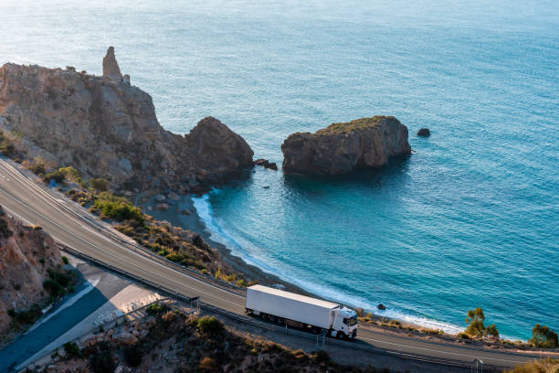 istock Truck with refrigerated semi-trailer 1310641839
