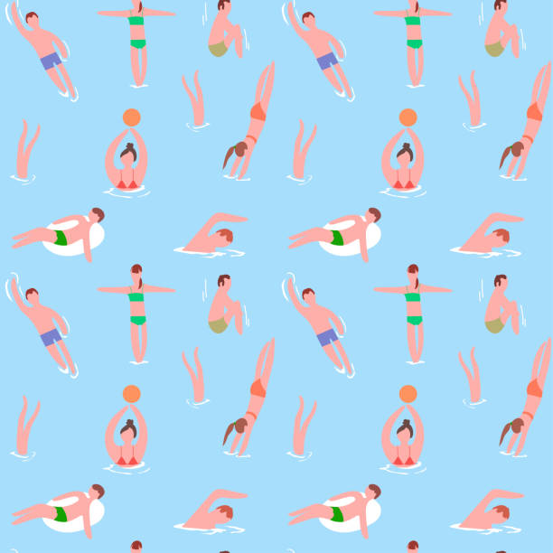 8,200+ Adult Swimming Pool Illustrations, Royalty-Free Vector Graphics ...