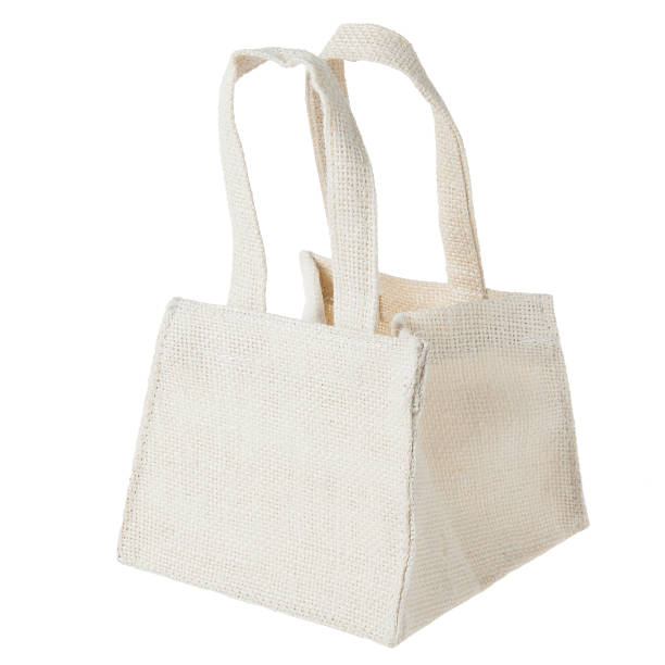 istock White shopping bag on the white background 1310648836