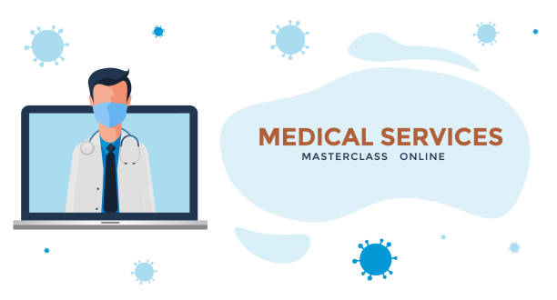 banner medical service, masterclass vector, illustration health care. vector art illustration