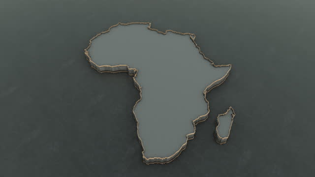 Africa Continent Background 4K