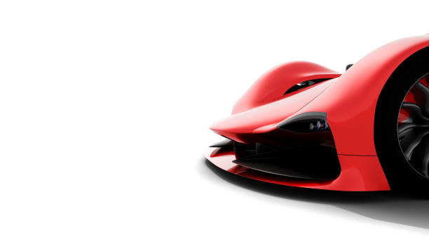 istock generic  supercar, lemans prototype, photorealistic render, isolated on white 1310664575