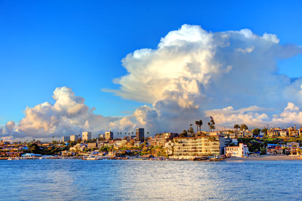 istock Storm clouds over Newport Beach, California 1310665513