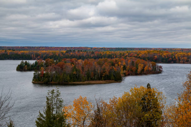 istock Highbanks View During Autumn Over The Ausable River Cooke Dam Pond 1310674590