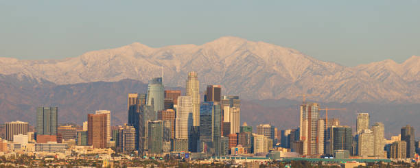 istock Los Angeles Skyline Panorama 1310676856