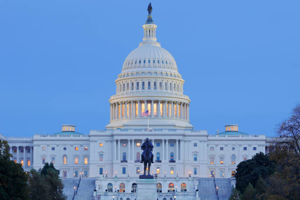 US Capitol Building - Washington DC stock photo