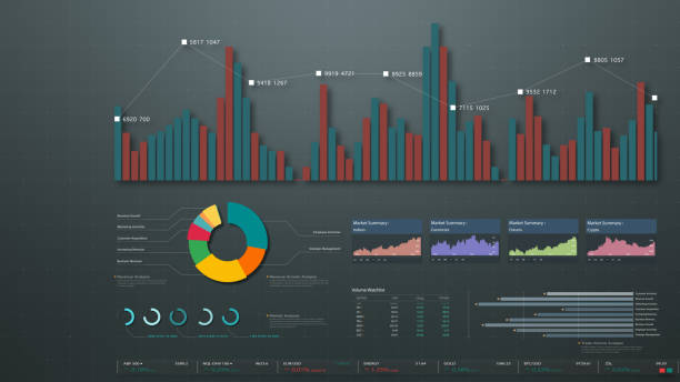 istock Business Infographic Screen Mockup Presentation 1310679032