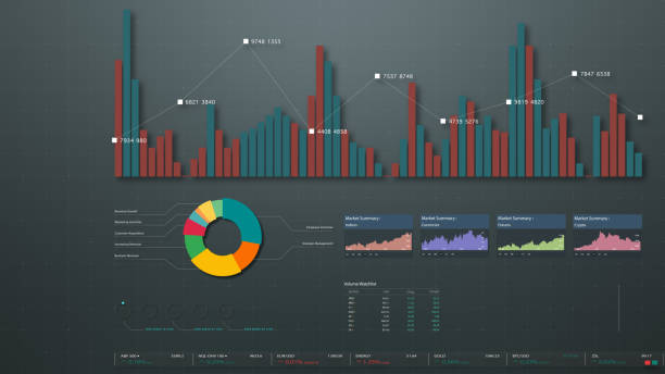 istock Business Infographic Screen Mockup Presentation 1310679035