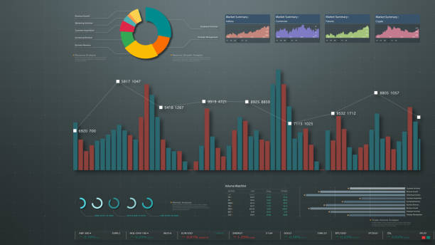 istock Business Infographic Screen Mockup Presentation 1310679039