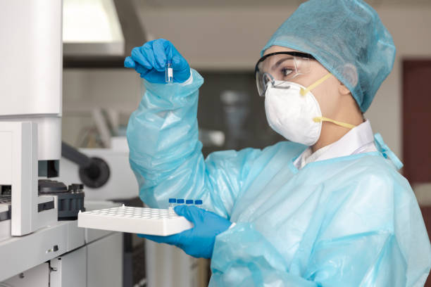 istock Female scientist working in the laboratory. 1310680500