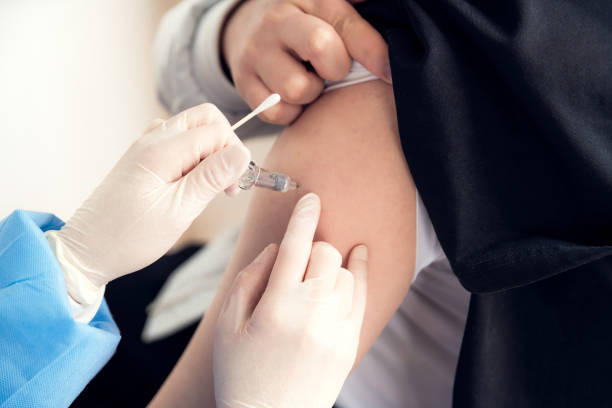 istock The adult are getting vaccinated. 1310680548