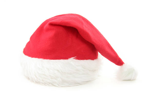 istock Santa furry red  hat 1310685615