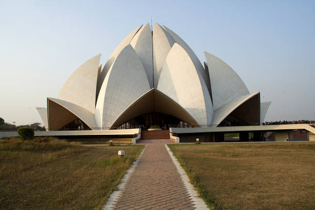 istock Lawn and Pathway at Lotus Temple 1310687086