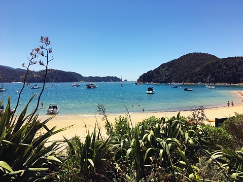 Abel Tasman, the smallest national park in New Zealand with one of the largest tidal ranges in the country.