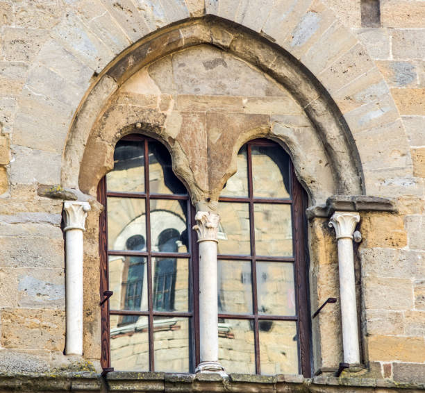 istock ancient doors and windows of medieval historic buildings 1310701407