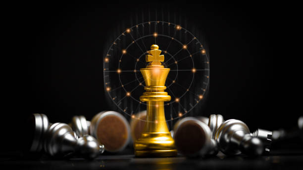 istock Chess board game for ideas and competition and strategy, business success concept. 1310702275