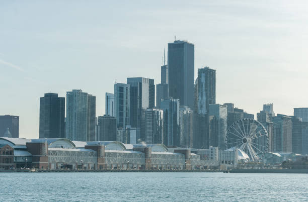 istock Chicago Business District, Downtown, Skyscraper. Michigan Lake 1310703244