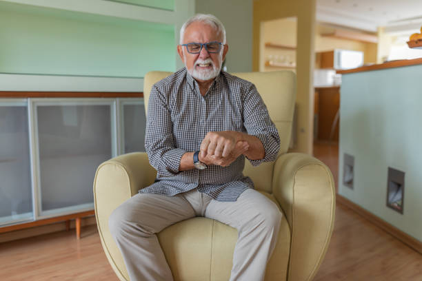 istock A Senior Bearded Man Has Chronic Problems with Pain in Hand Wrist. 1310710395