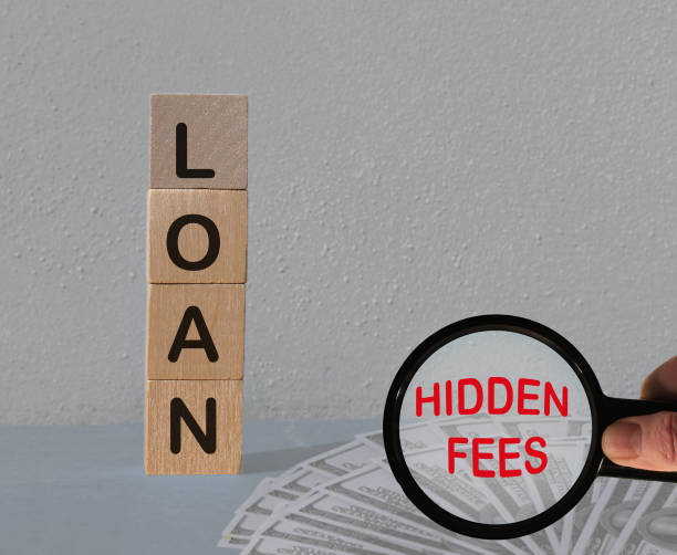 istock Concept presenting hidden fees in loans or contracts, 1310716472