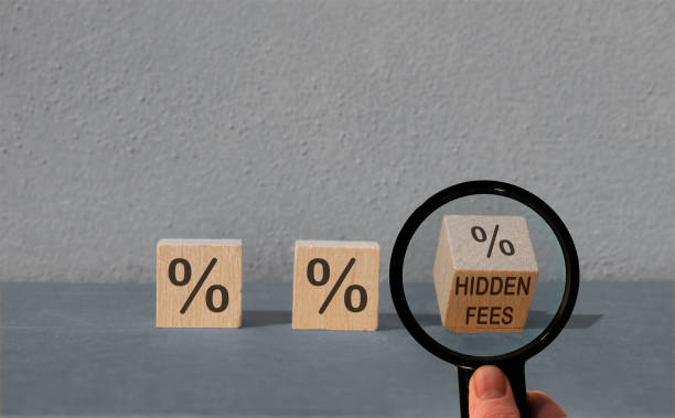 istock Concept presenting hidden fees in loans or contracts, 1310716478
