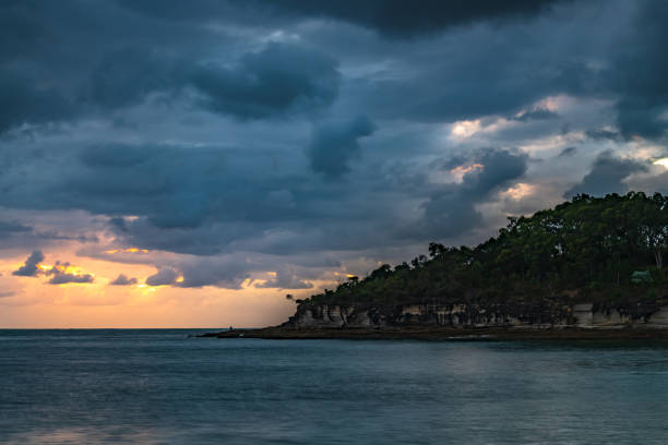 istock Cloudy Sunrise Seascape with Hints of Rain 1310718545