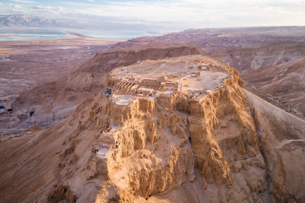 masada. park narodowy masada w regionie morza martwego w izraelu. - masada zdjęcia i obrazy z banku zdjęć