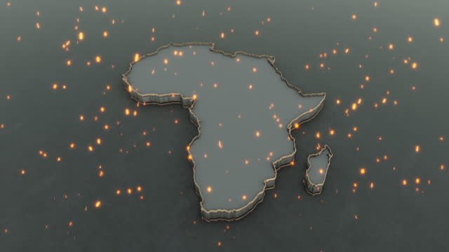 africa continent Background 4K