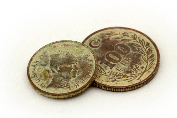 istock Old Turkish coin. Money collection. 1310722709