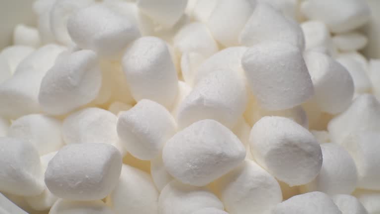 sweet food background.small marshmallows close up