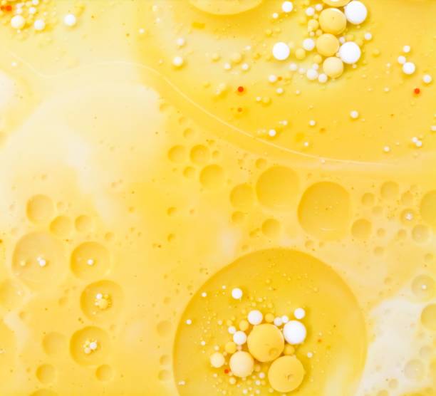 istock Abstract yellow, yellow water bubbles background. 1310725715
