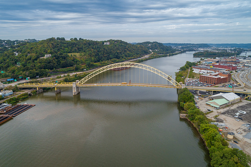 West End Bridge in Pittsburgh, Pennsylvania.