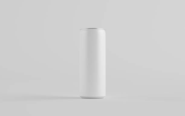 istock 250ml / 8.4 oz. Aluminium Can Mockup - One Can. Blank Label 1310725913