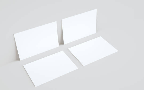istock A5 Flyer / Brochure Mock-Up - Two Flyers Against Wall Background. 3D Illustration 1310725939