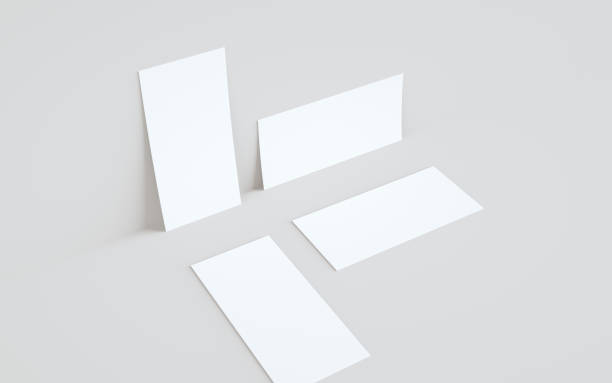 istock DL Flyer / Invitation Mock-Up - Two Flyers Against Wall Background 1310725956